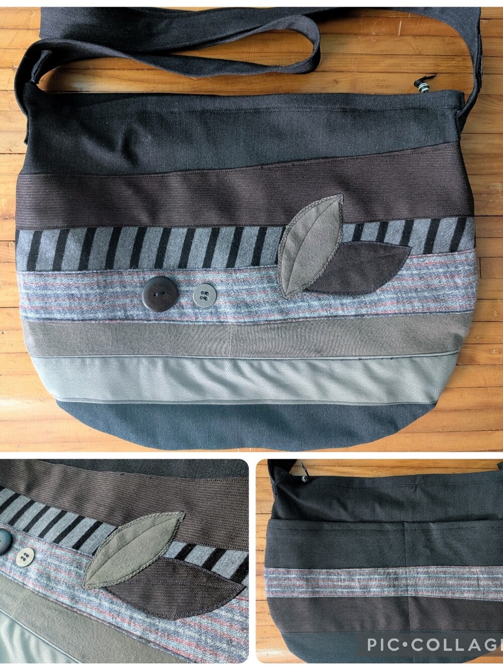 Handmade Patchwork Crossbody Bag